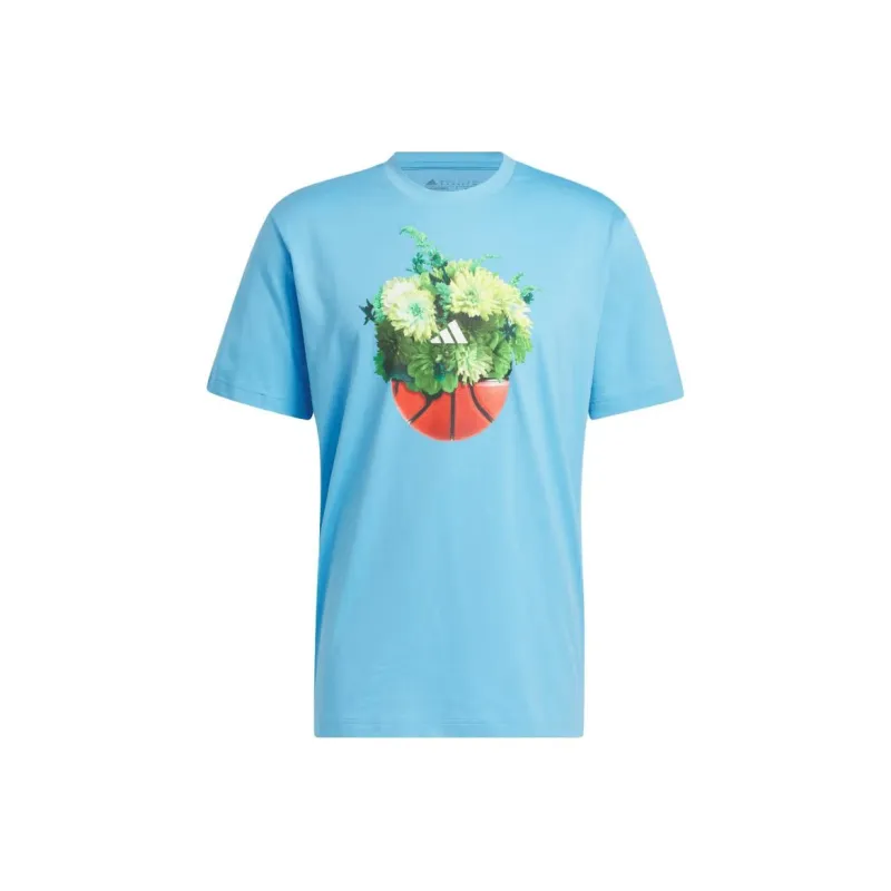 Adidas Floral Hoops Graphic Tee-0