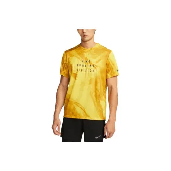 Nike DriFIT Run Division Rise 365 T-Shirt Men's Yellow