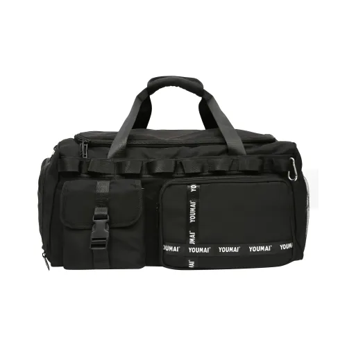 Deli Bear Nylon Gym Bag Unisex Black/Pink/Khaki/Blue/Yellow/Army Green