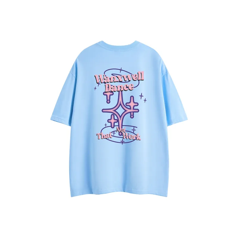 WANX Drop Shoulder Sleeve T Shirt Unisex-8
