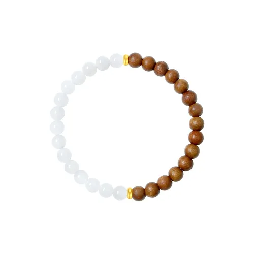CHOW TAI SENG Bracelets White Jade Women's