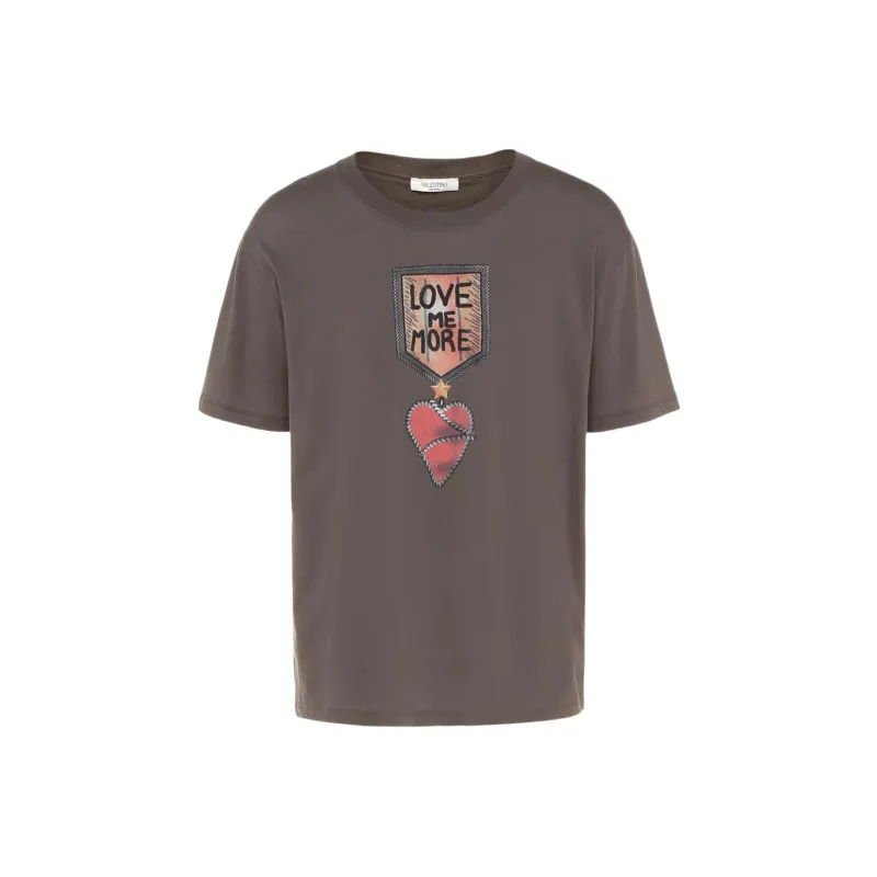Valentino T-Shirts Men Brown-0