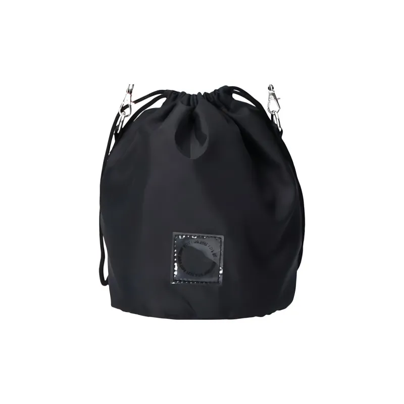 EDT Polyester Bucket Bag Shoulder Bag Crossbody Bag Small Size Unisex Black-0