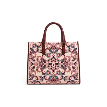 Forever Lucky Cow Leather Handbag Women's Ancora Red