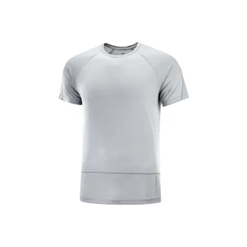 SALOMON CROSS RUN T Shirts Men Gray
