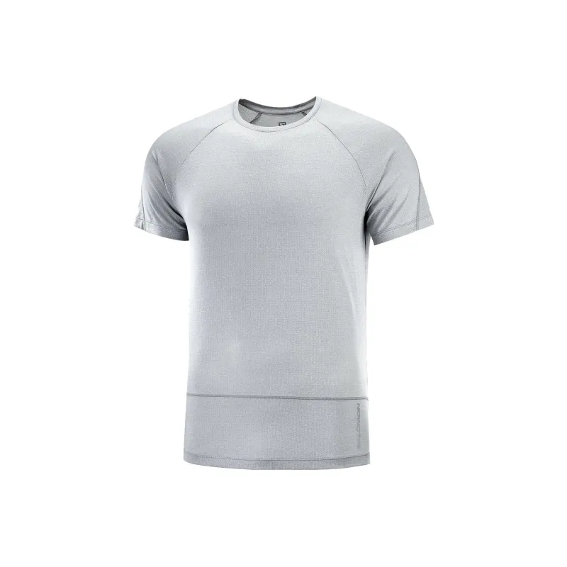 SALOMON CROSS RUN T Shirts Men Gray-0
