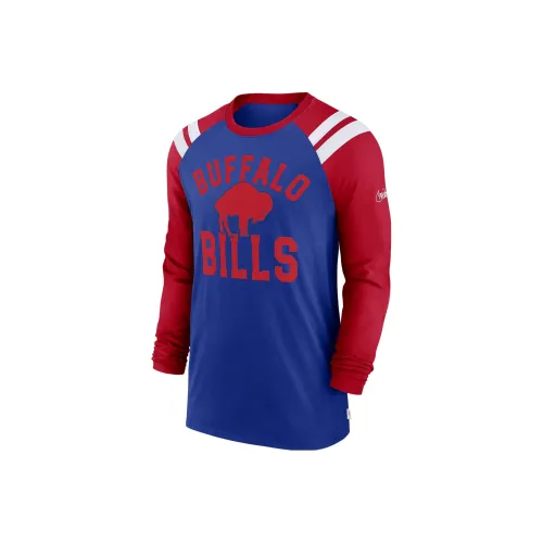 Nike x NFL Collaboration Buffalo Bills Classic Arc Fashion T-Shirt Men's Blue Red