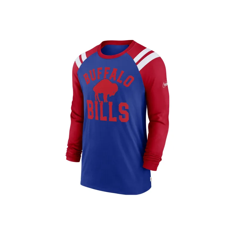 Nike x NFL Collaboration Buffalo Bills Classic Arc Fashion T-Shirt Men's Blue Red-0