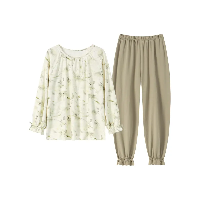 Herbal Primer Pajama Set Women's Combo Set-6