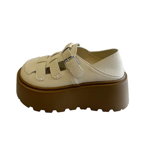 AJPAP Casual Single Shoes Women's Beige