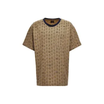 Needles Jacquard Patterned Crewneck T Shirt