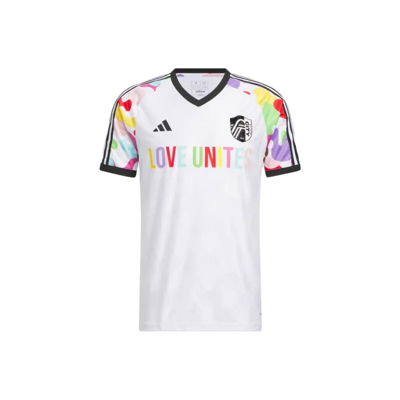 Adidas St. Louis CITY SC T-Shirts Men White-0