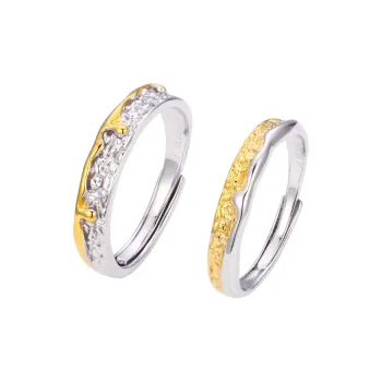 CLARKIA FLOWER S999 Fine Silver Rings Unisex