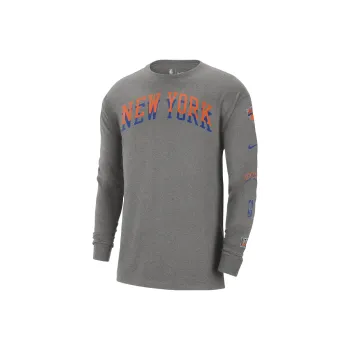 Nike New York Knicks 2023/24 City Edition T-Shirt City Edition 2023/24 Season New York Knicks Men's Gray