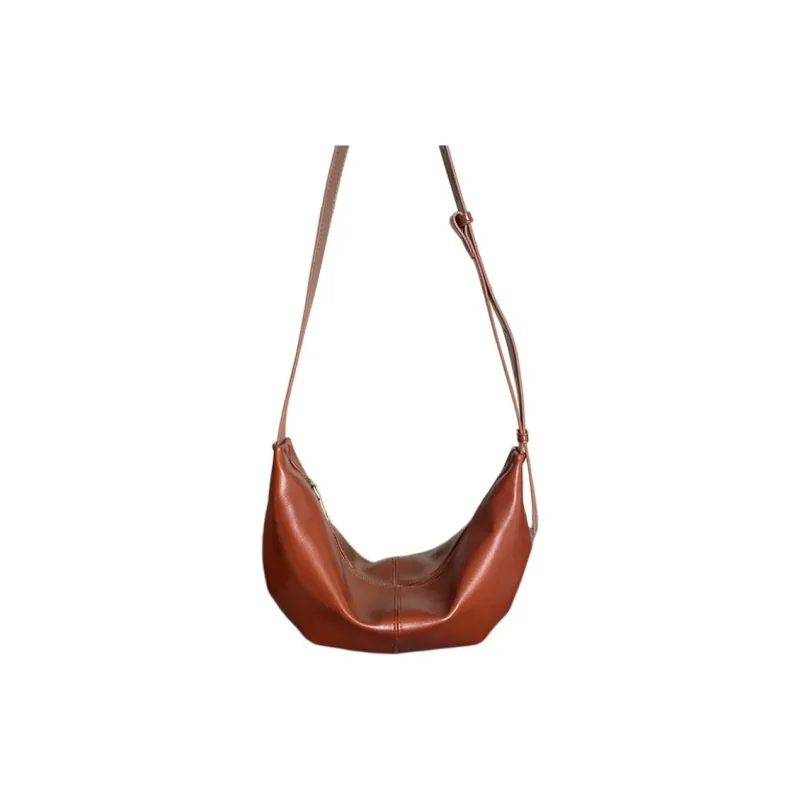 H YXIANG Top Grain Cow Leather Shoulder Bag Regular Women's Multicolor-3