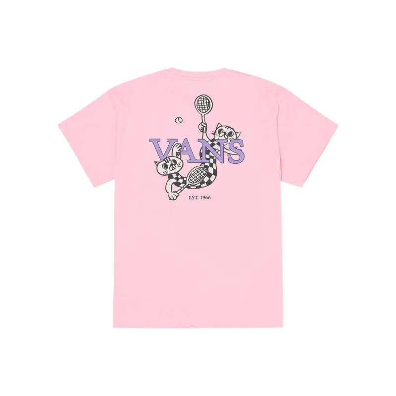 Vans T Shirts Unisex Pink-1