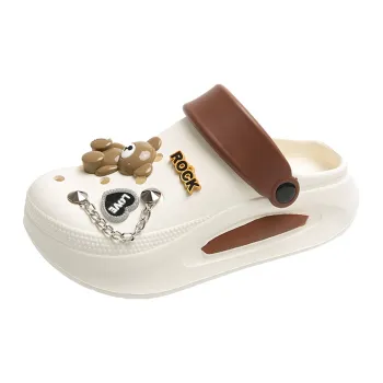 Ailise Sandal Slippers White/Black