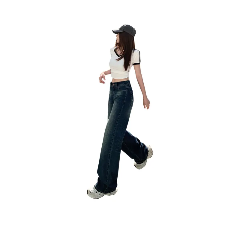 Kazakhstan Jeans Women's Vintage Blue-2