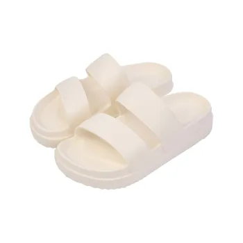 Thin Strips Slippers Unisex, Ecru