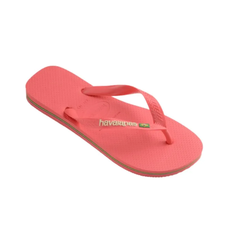 Havaianas Brazil Logo Flip Flops Women's Red-2