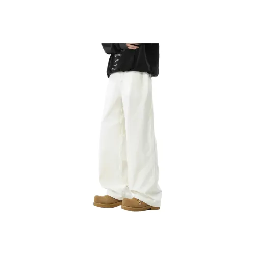 Nuthink Cargo Pants Unisex White