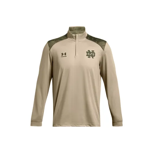 Under Armour University Of Notre Dame T-Shirt Men's Khaki
