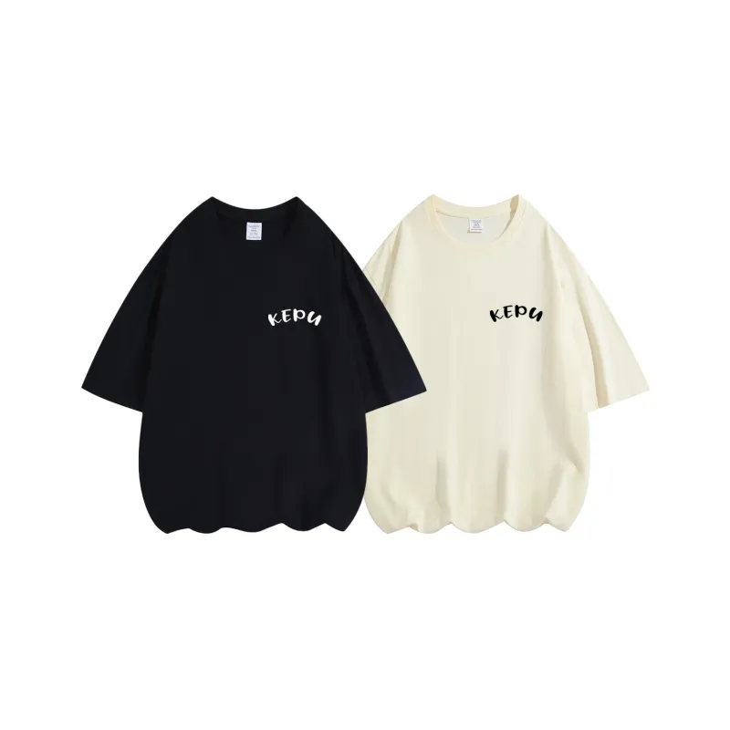 Kepu T Shirt Unisex 2 Pack 2 Pack White+White-14