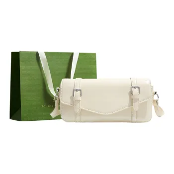 Three Ducklings PU Shoulder Bag Regular Women's White/Blue/Pink/Green/Black