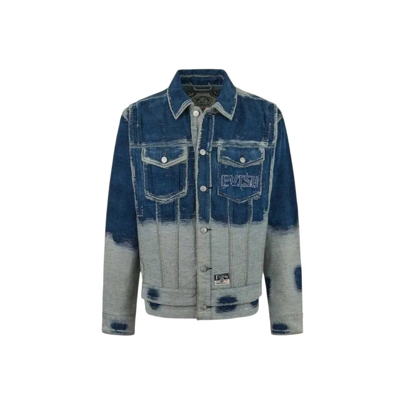 EVISU SS25 Denim Jacket Men's Denim Blue-1