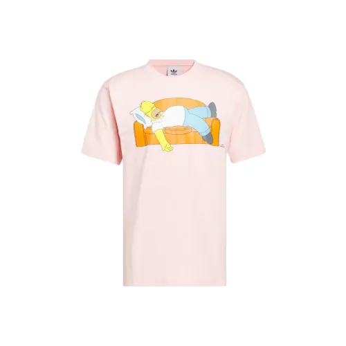 Adidas Originals x The Simpsons/ T Shirt Men's Light Pink