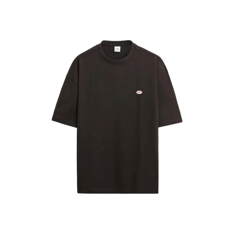 ZARA T-Shirts Men Black-0