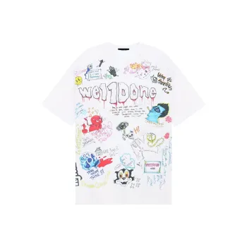 WE11DONE Graphic print Cotton T shirt