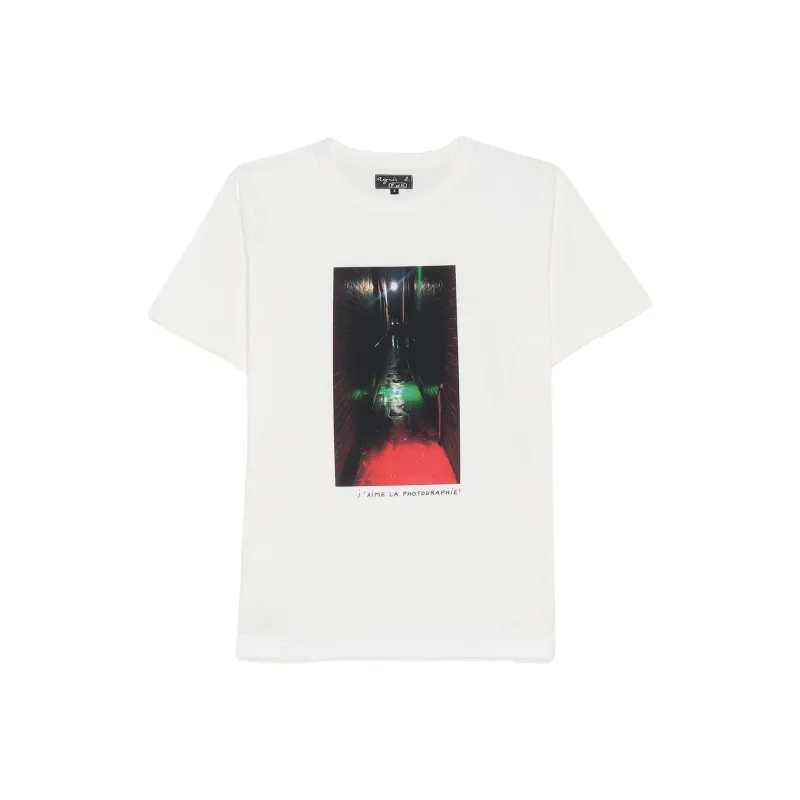 Agnes B. T-Shirts Unisex White-0