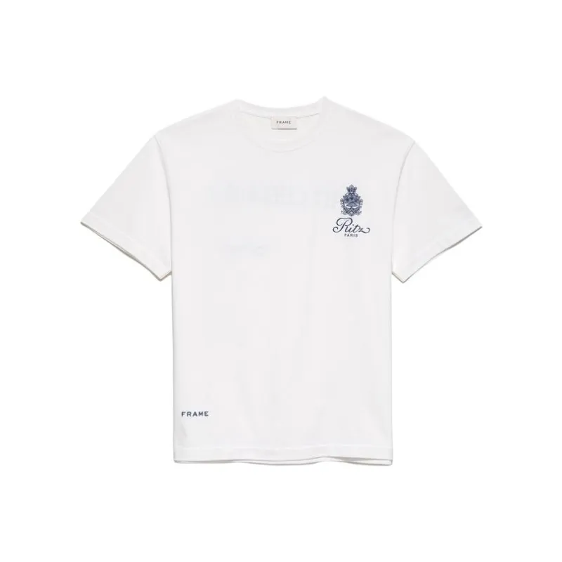 FRAME Ritz Paris T-Shirt Men's White-0