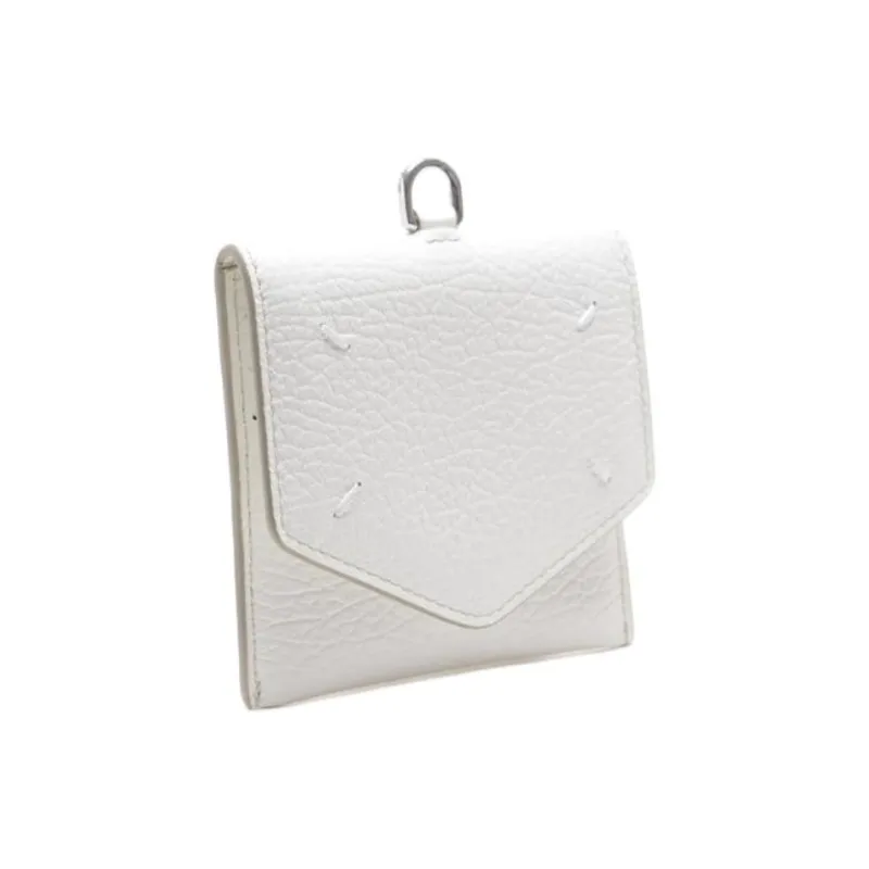 Maison Margiela Calfskin Card Holder Women's White-1