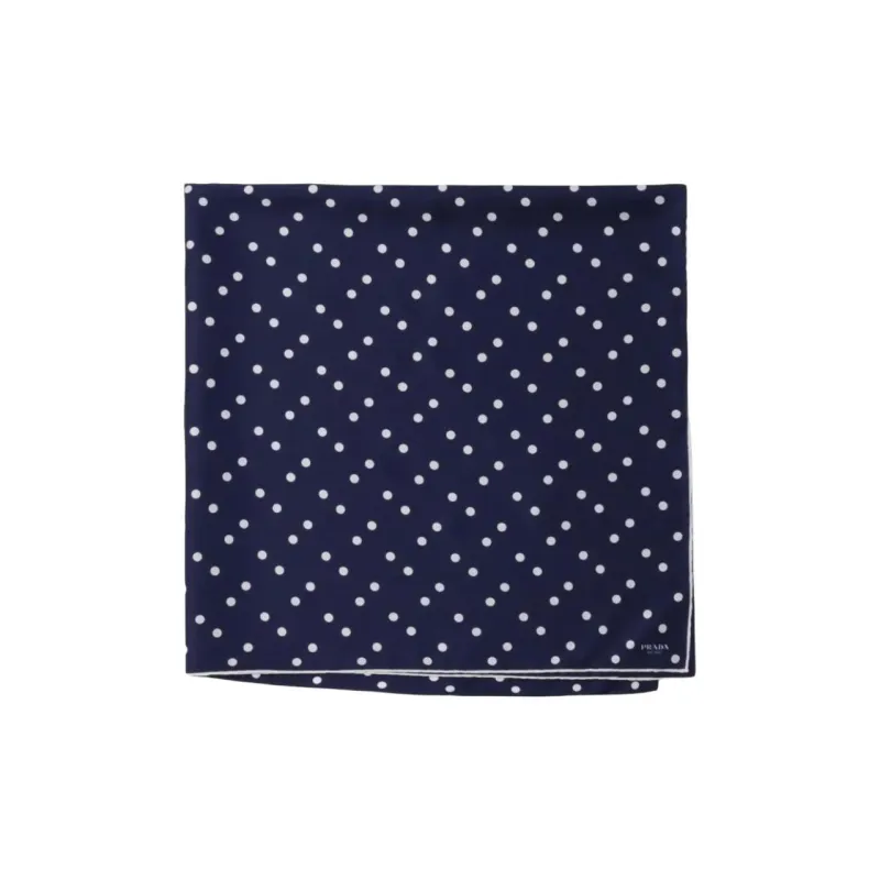 PRADA Printed Silk Twill Scarf-0