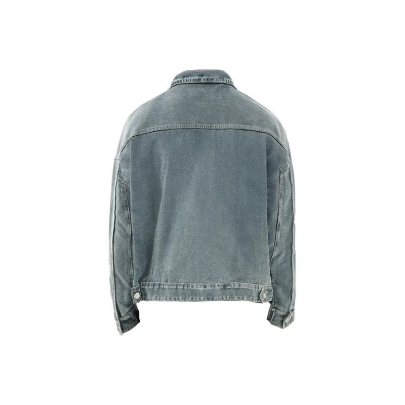 WIIPSOLID Denim Jacket Unisex Vintage Blue-1