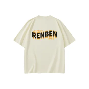 RENBEN Drop Shoulder Sleeve T Shirt Unisex