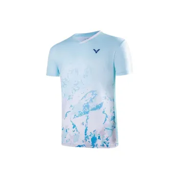 VICTOR Champion Series/Competition Series T Shirt Unisex Sweet Blue