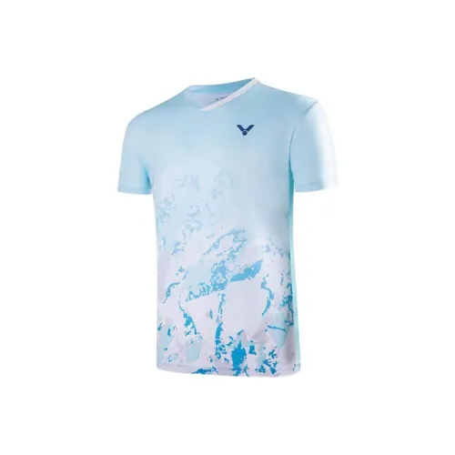 VICTOR Champion Series/Competition Series T Shirt Unisex Sweet Blue