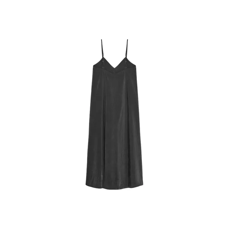 ZARA Slip Dresses Women's Black-1