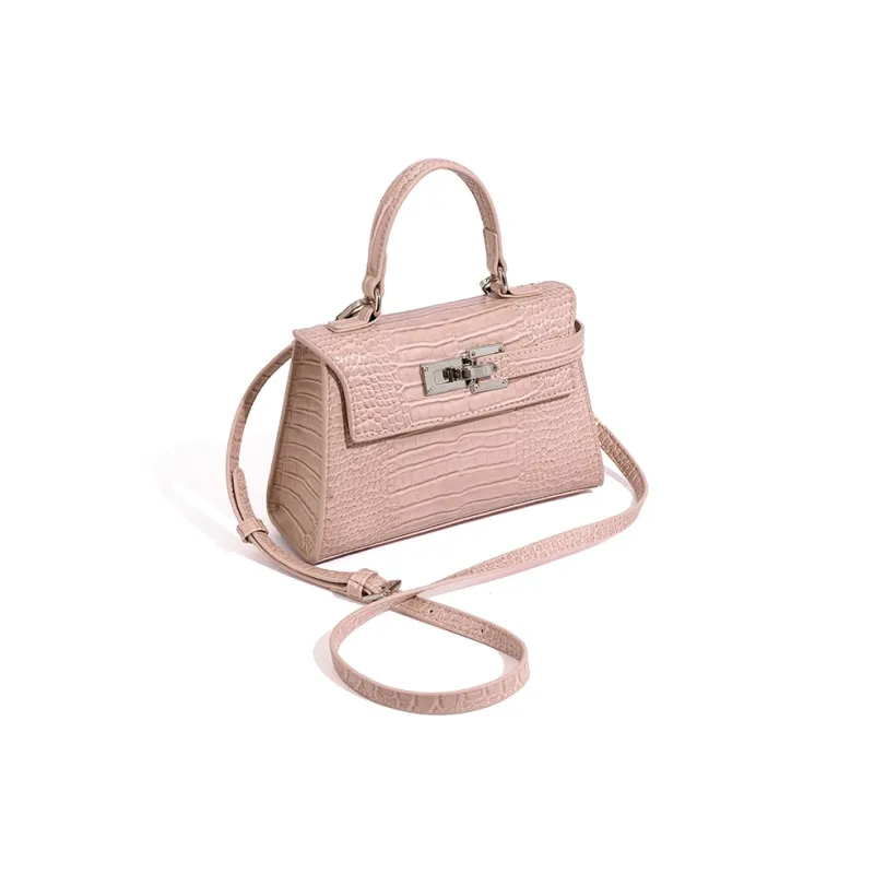 Vigno Synthetic Leather Shoulder Bag Crossbody Bag Regular Women's Black/Pink/White-9