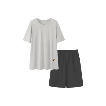 Urban Beauty Pajama Set Men's Light Gray