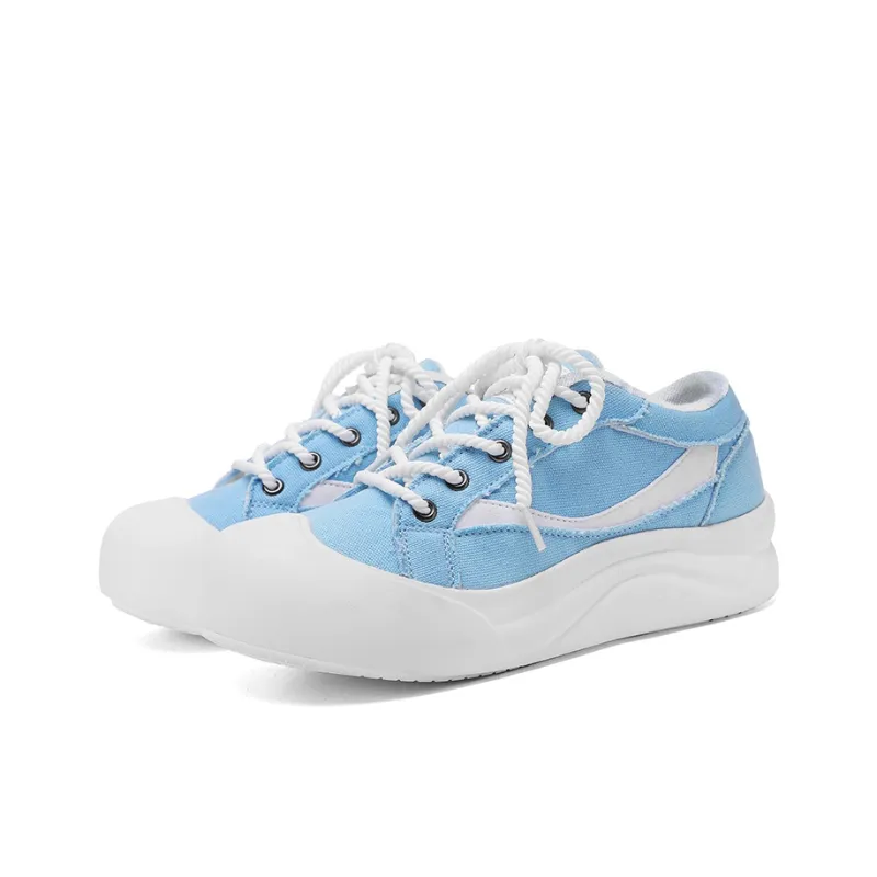 AMICNIEGD Breathable Anti Slip And Wear Resistant Low Top Canvas Shoes Unisex-2