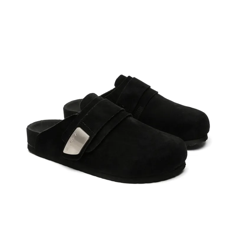 APRHE Rubber Sole Abrasion Resistant Slip Resistant Closed Toe Slippers Unisex-15