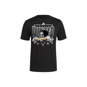 Adidas Free Shipping With AdiClub Travis Hunter Gold Chain Tee