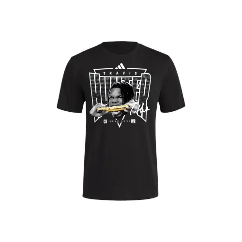Adidas Free Shipping With AdiClub Travis Hunter Gold Chain Tee