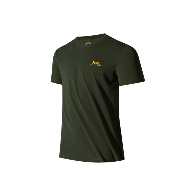 Jeep Short Sleeved T Shirts Tops Men's-4