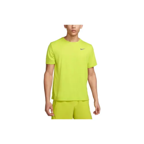 Nike Miler T Shirt Men's Neon Green