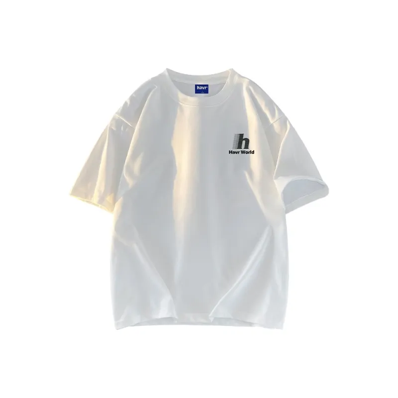 HAVR Loose Fit Breathable Thin Short Sleeved T Shirts Unisex-3